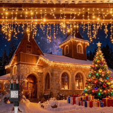 Tenda Luminosa Natale,400Led