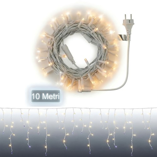 Luci natale esterno tenda - luci,