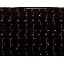 Tenda luminosa rossa luci led