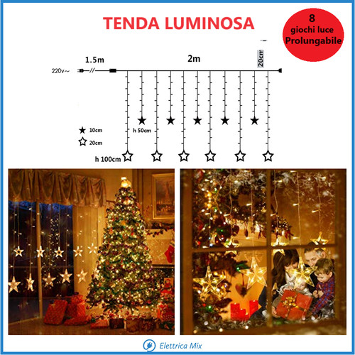 Tenda luminosa natalizia - luminosa,