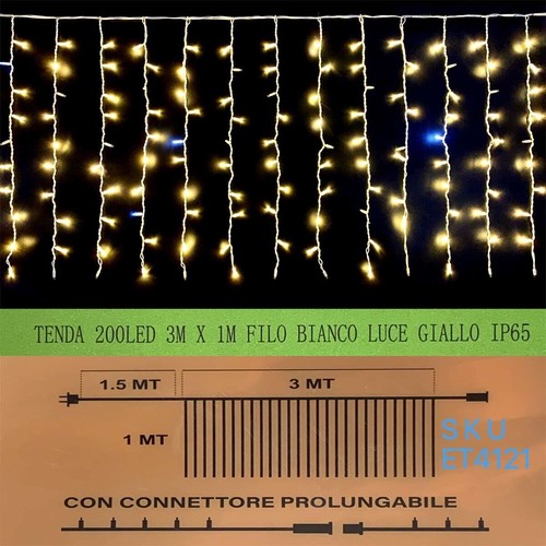 Tenda luminosa esterno ip65 - tenda, da