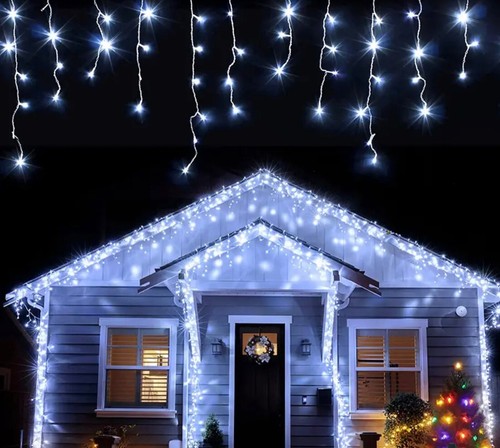 Tenda luminosa 256 led - tenda,